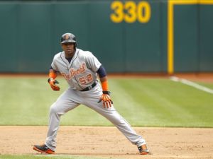 Tigers outfielder Yoenis Cespedes made his first return to Oakland since being traded last summer on Monday in the A's 4-0 win over Detroit.